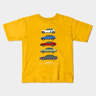 Renault Turbo classic car collection Kids T-Shirt